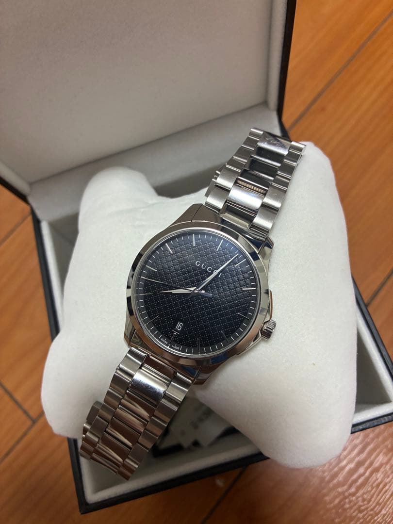 GUCCI グッチ Gタイムレス 126.4 メンズ ステンレススティール