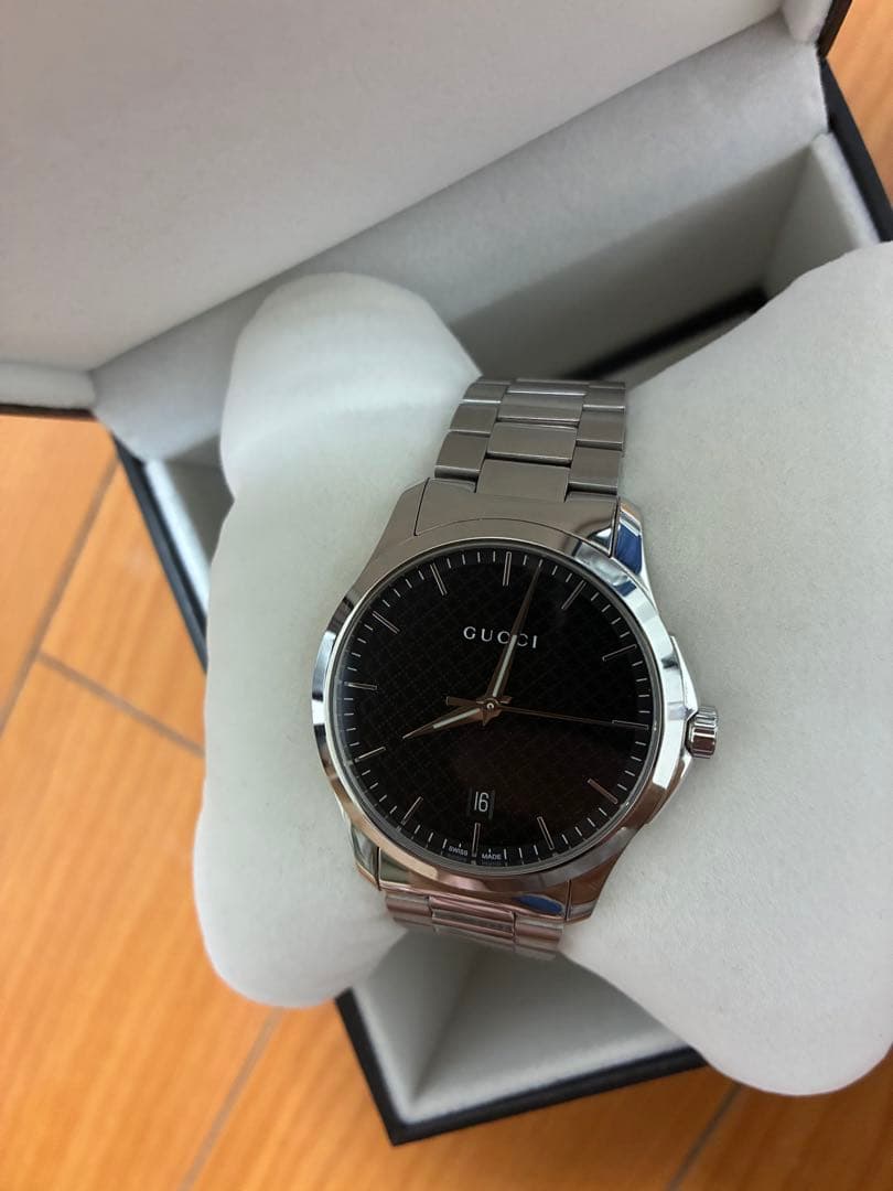 GUCCI グッチ Gタイムレス 126.4 メンズ ステンレススティール