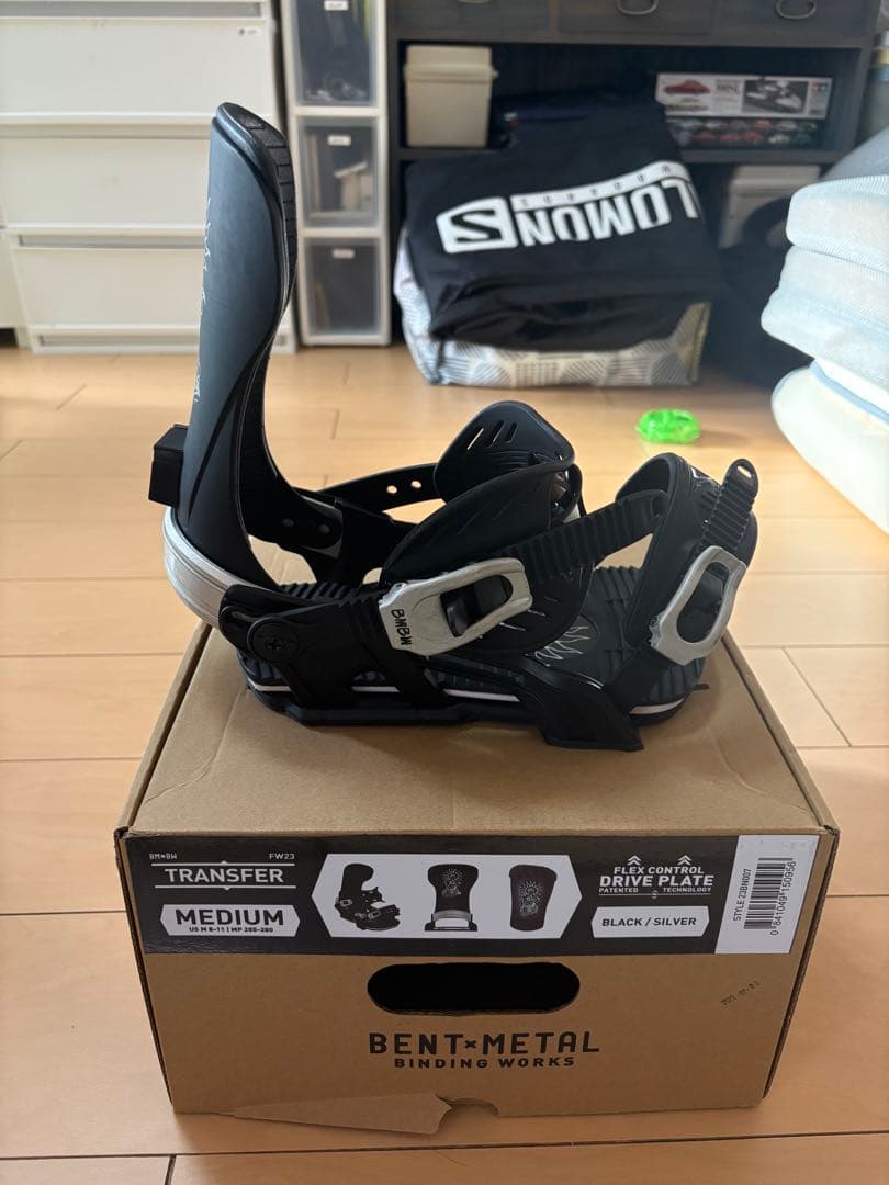 BENT L TRANSFER ビンディング ブラック M
