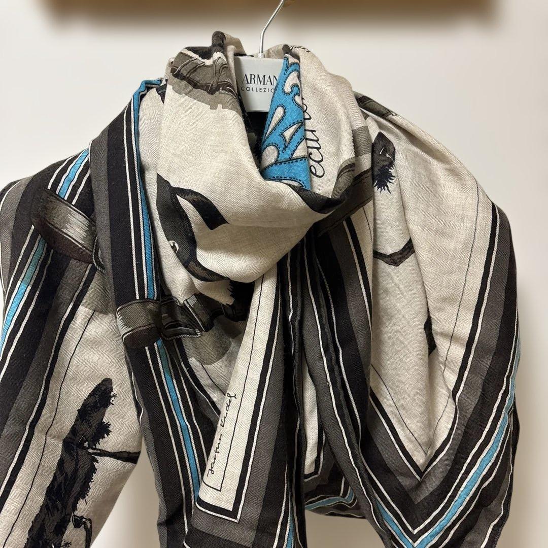 エルメスカシミヤ シルク ストール