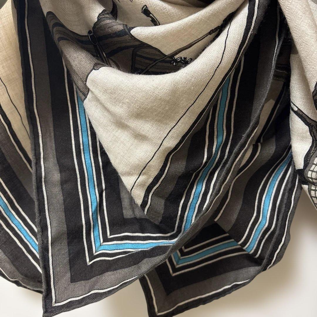 エルメスカシミヤ シルク ストール