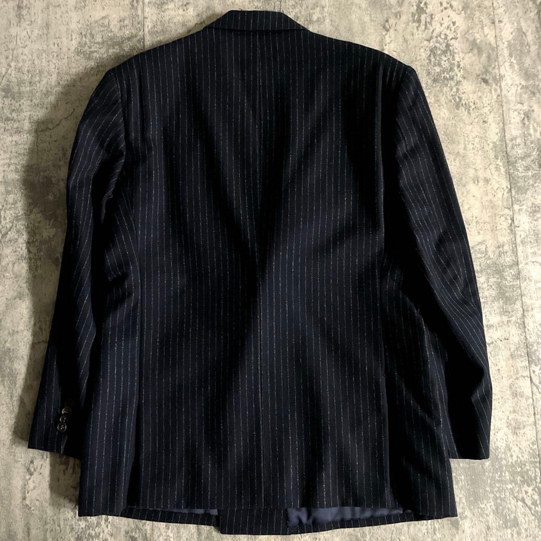 極美品 Apollo特注VERSACE ネクタイ 極上ウール ダブルスーツ