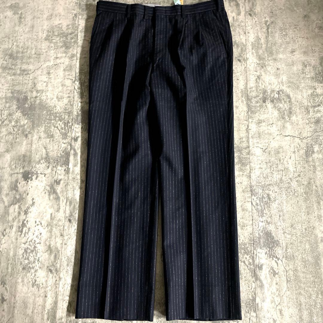 極美品 Apollo特注VERSACE ネクタイ 極上ウール ダブルスーツ