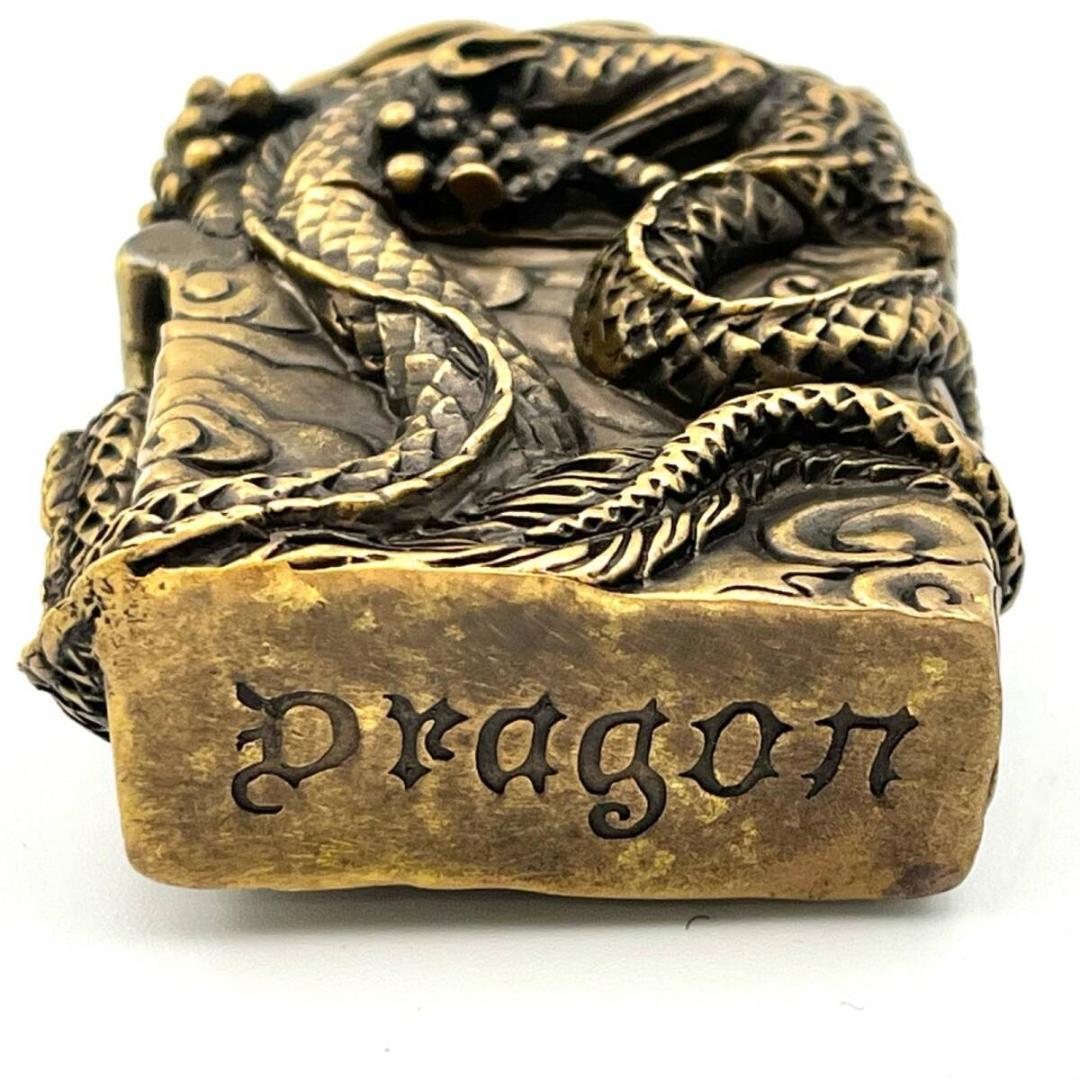 【美品】⭐️ジッポ ZIPPO Dragon ドラゴン 龍 真鍮製 火花確認済