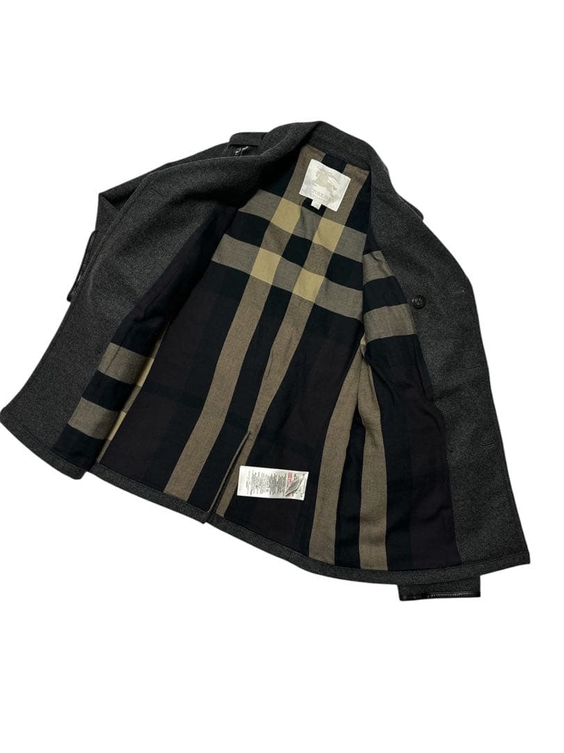 BURBERRY CHILDREN ウールコート 14Y グレー　ピーコート