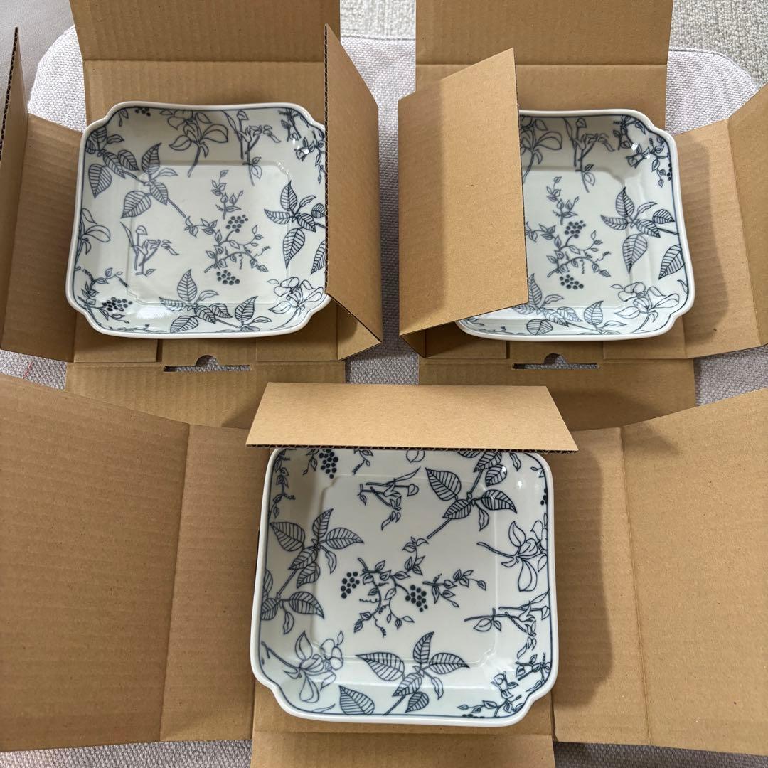 【3枚セット】scope artek 木瓜角皿 Lehti 正角 02