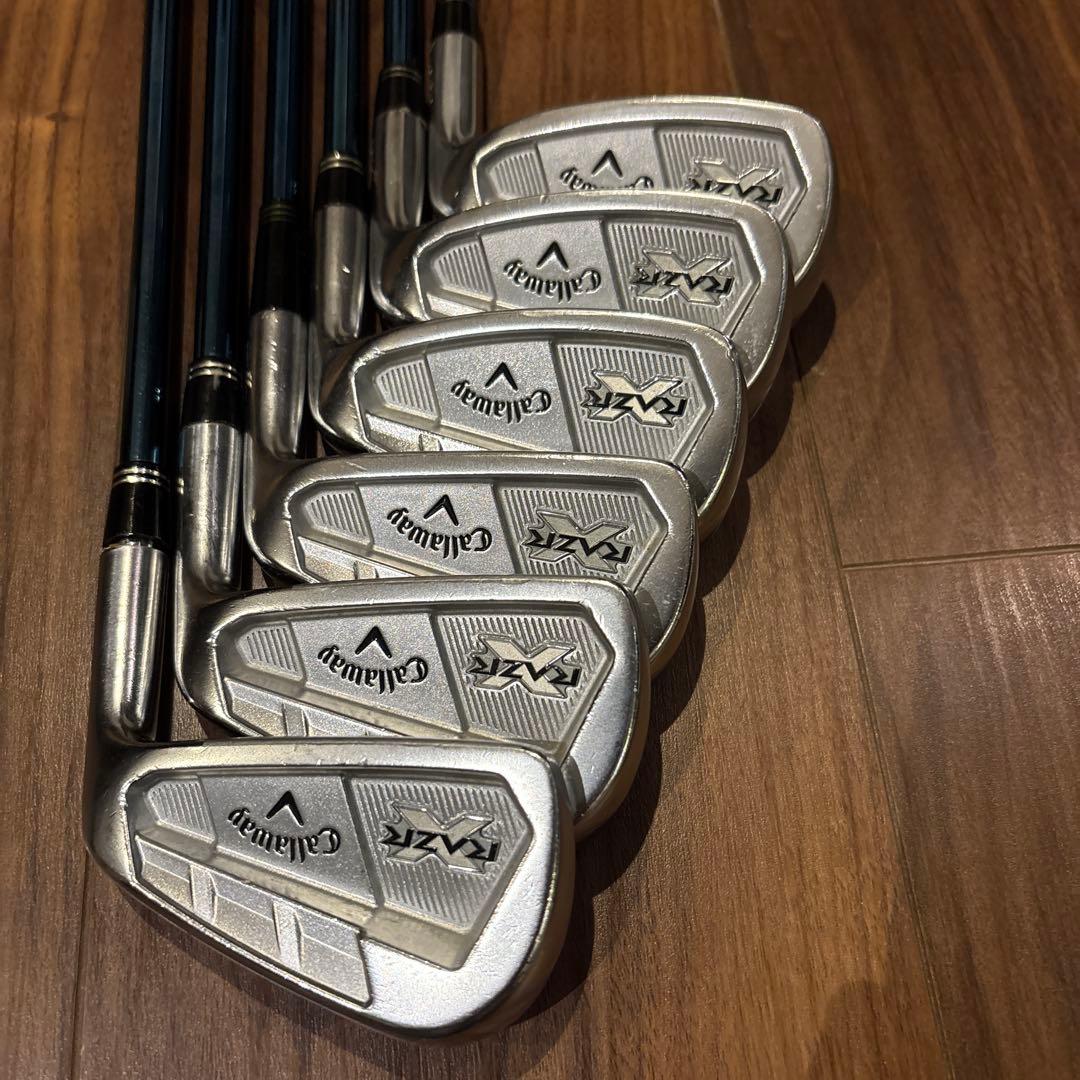 Callaway RAZR X ＦＯＲＧＥＤアイアンセット 6本