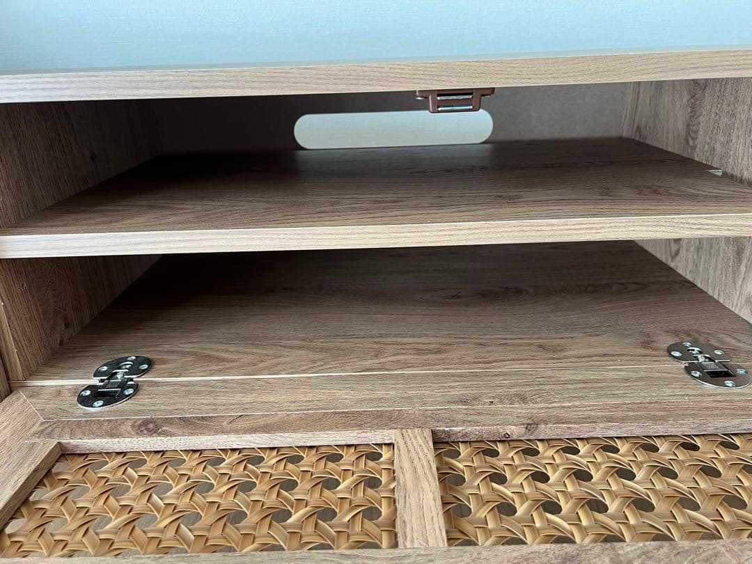 ⬛️送料込み⬛️ロウヤ　ラタン　テレビボード　140cm 説明書付