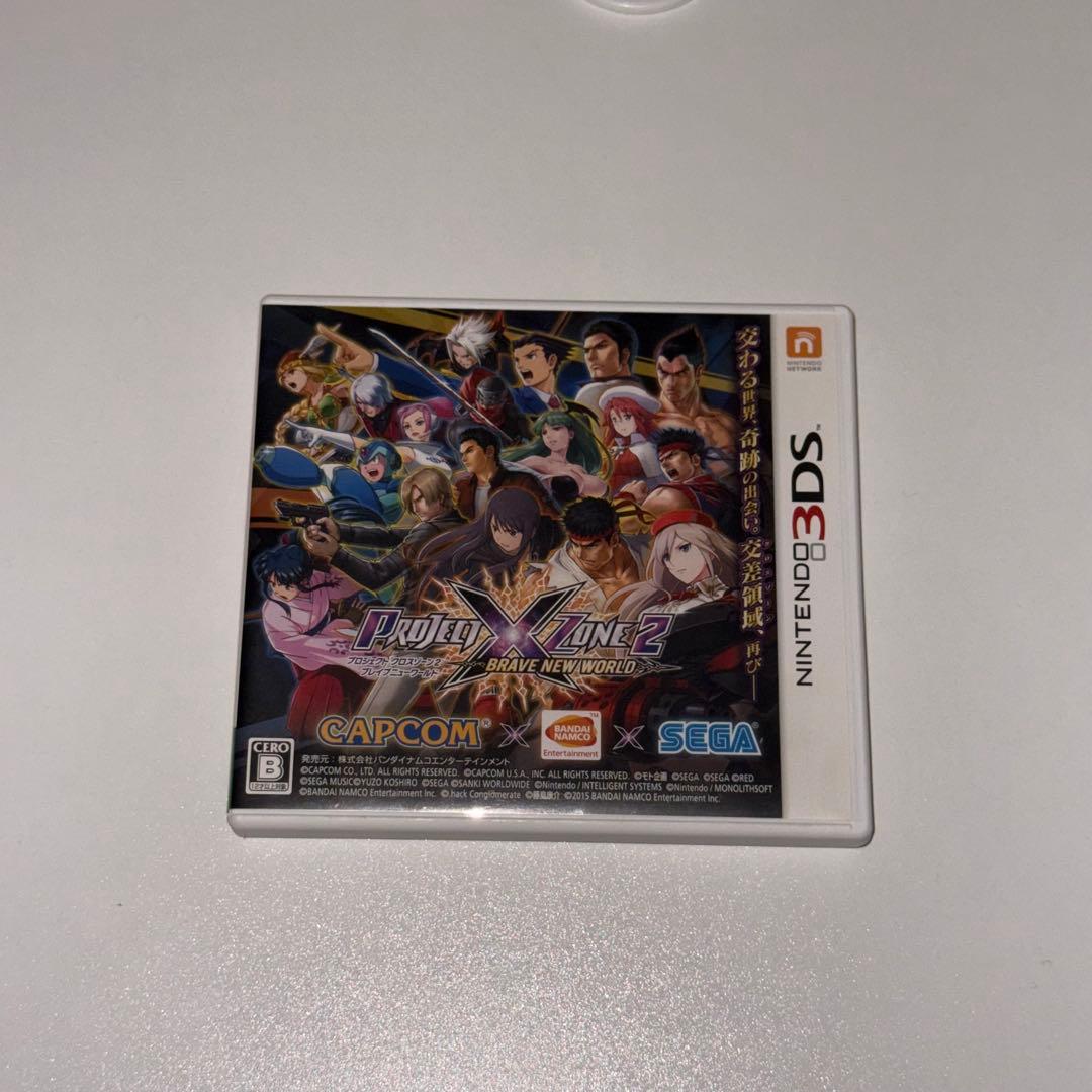 【希少】3DS PROJECT X ZONE 2 プロジェクトクロスゾーン2