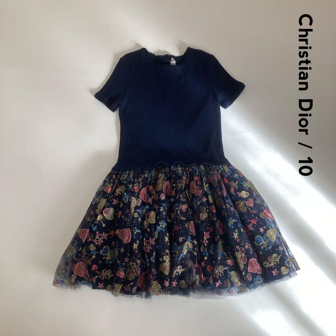 Christian Dior クリスチャンディオール☆チュールワンピース 140