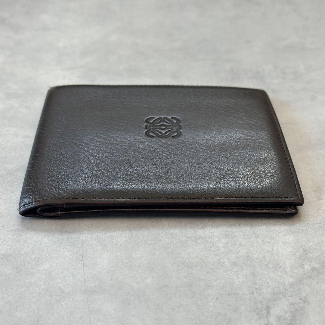 小物 LOEWE Anagram Leather Bifold Wallet