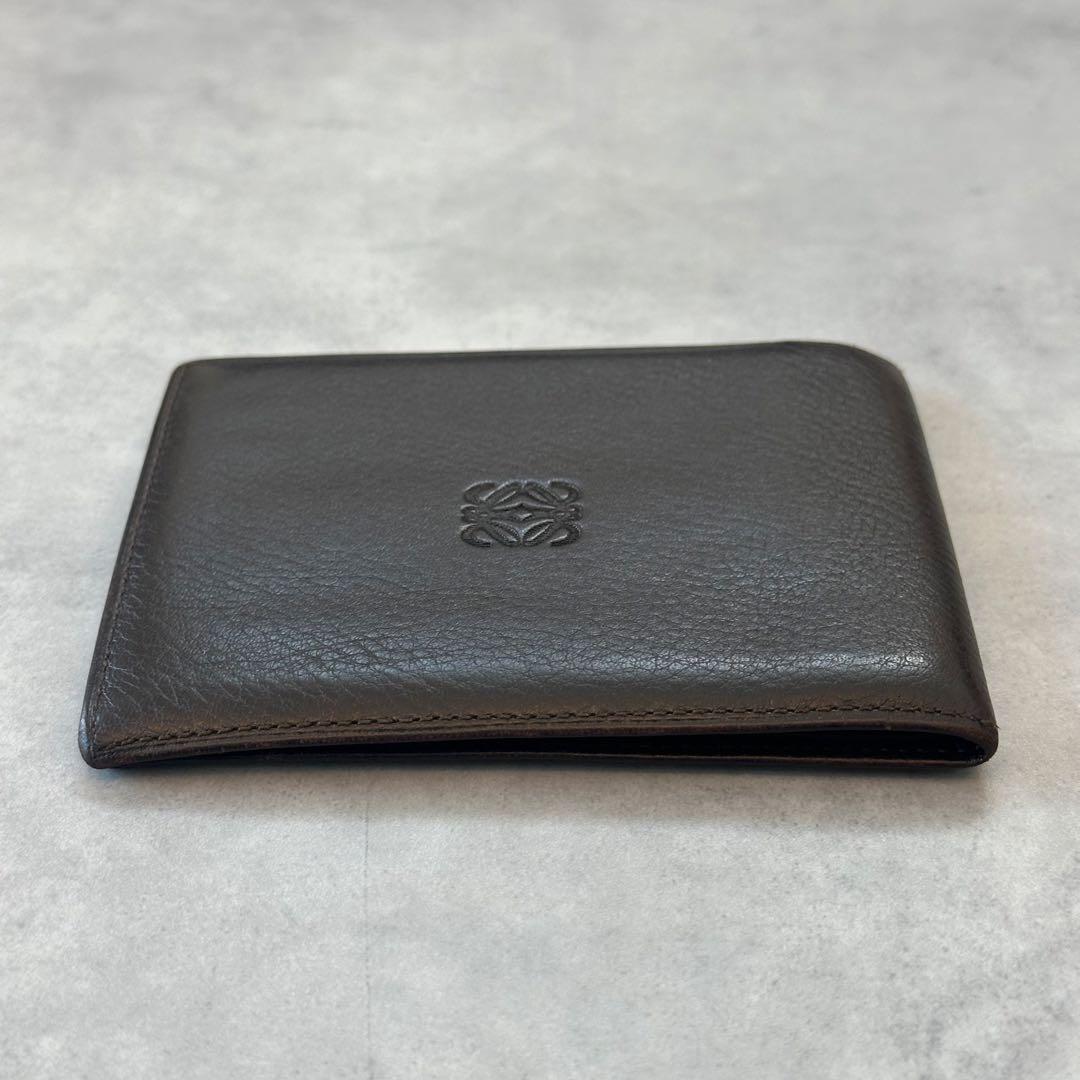 小物 LOEWE Anagram Leather Bifold Wallet