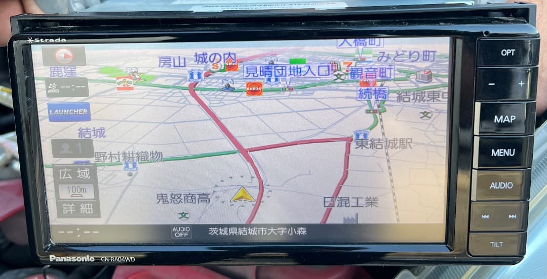 Panasonic CN-RA04WD 地図データ2017