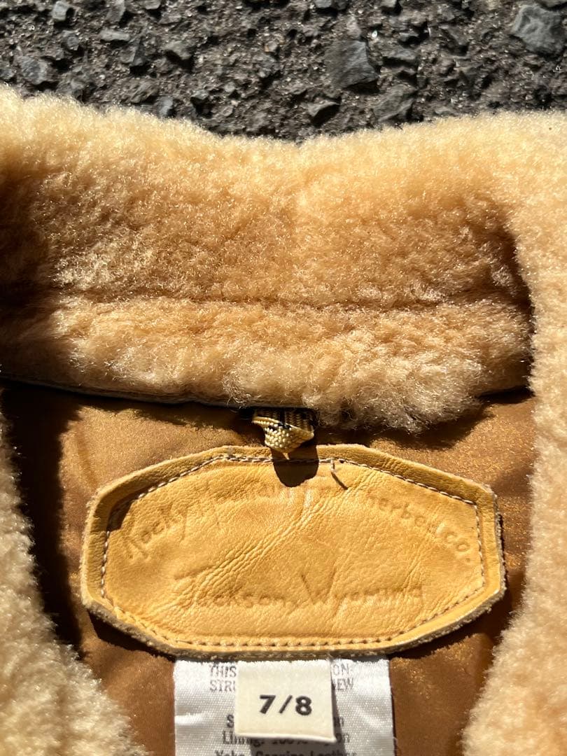 70s ロッキーマウンテン ダウンベスト 本革 ヴィンテージ