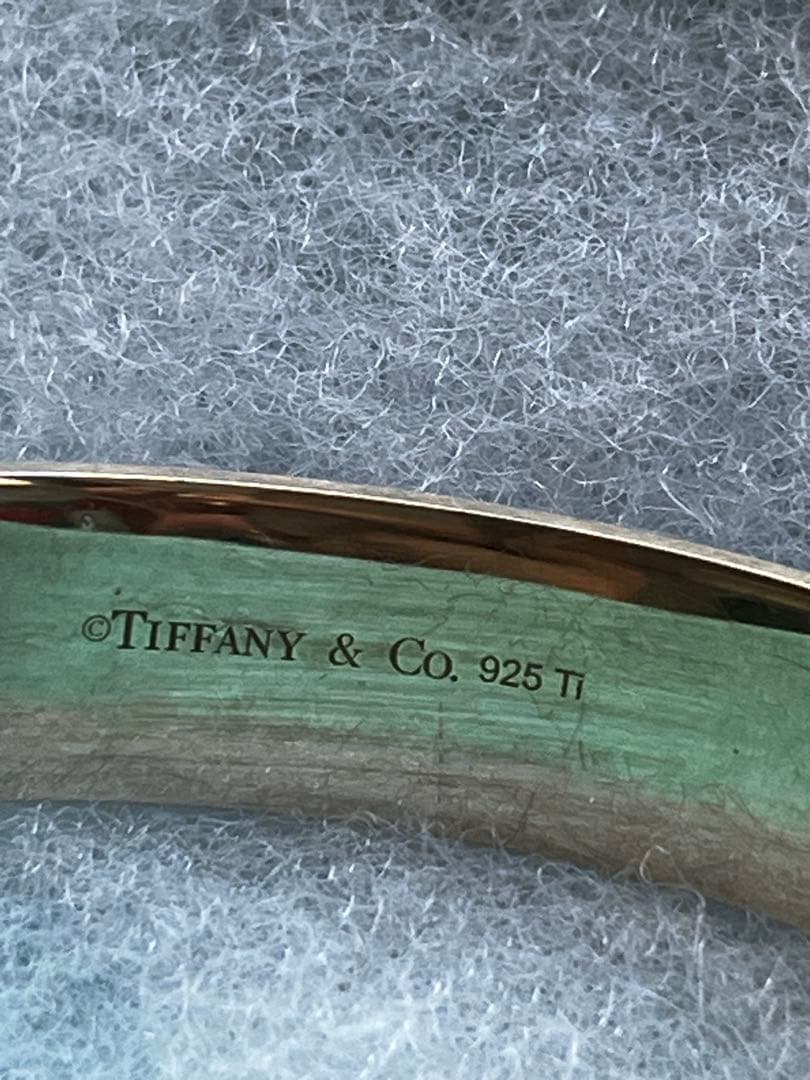 Tiffany & Co. ティファニー1837 カフ シルバー&チタンバングル