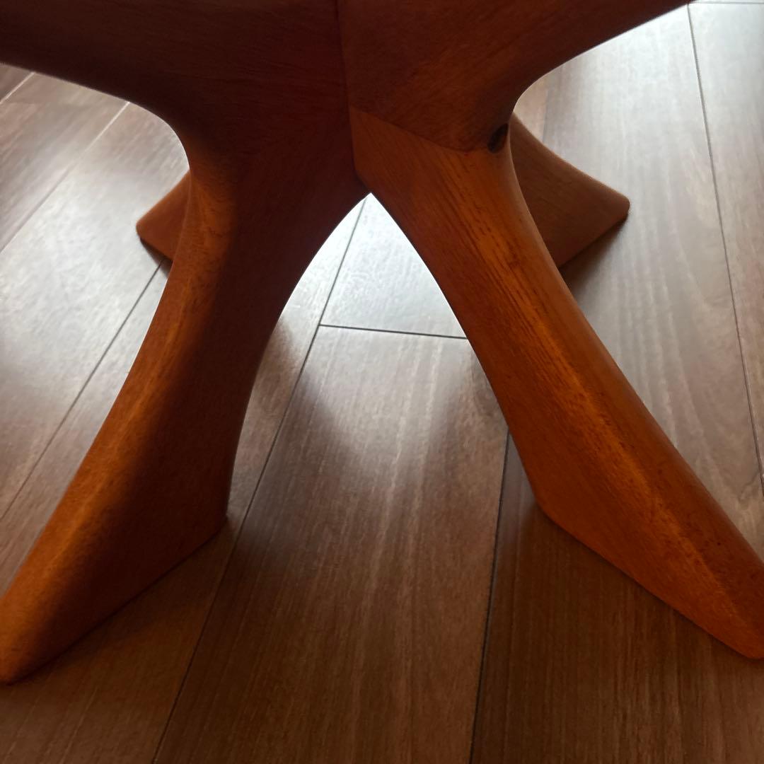 Illum Wikkelso 北欧デンマーク家具　ガラステーブル/楕円形❣️