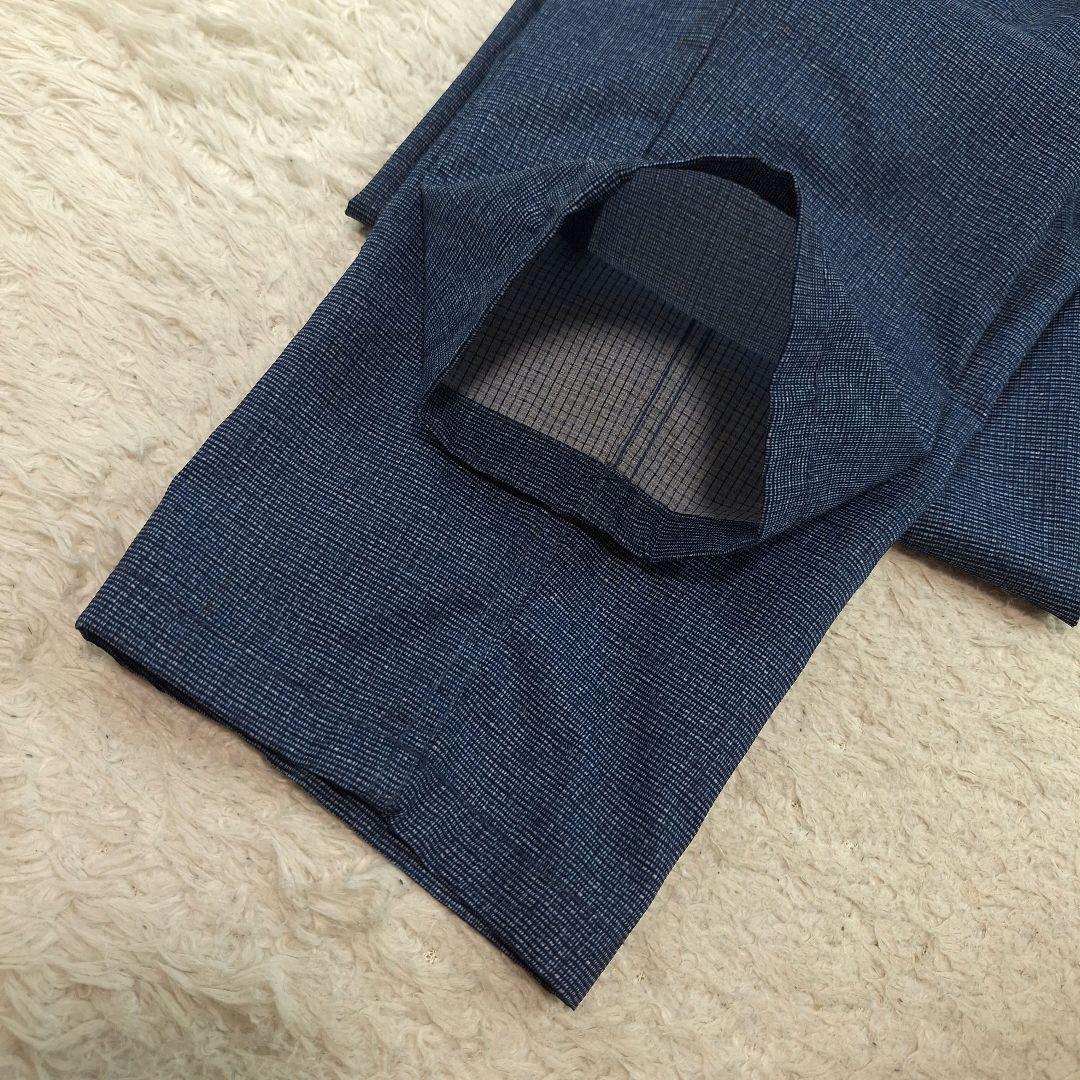 ZARA　ストレッチトラベルスーツ　セットアップ　ネイビー　EUR48 　下40