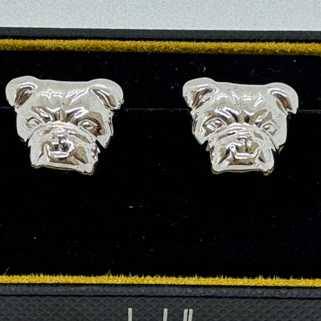 dunhill ダンヒル ブルドッグカフス　スターリングシルバー