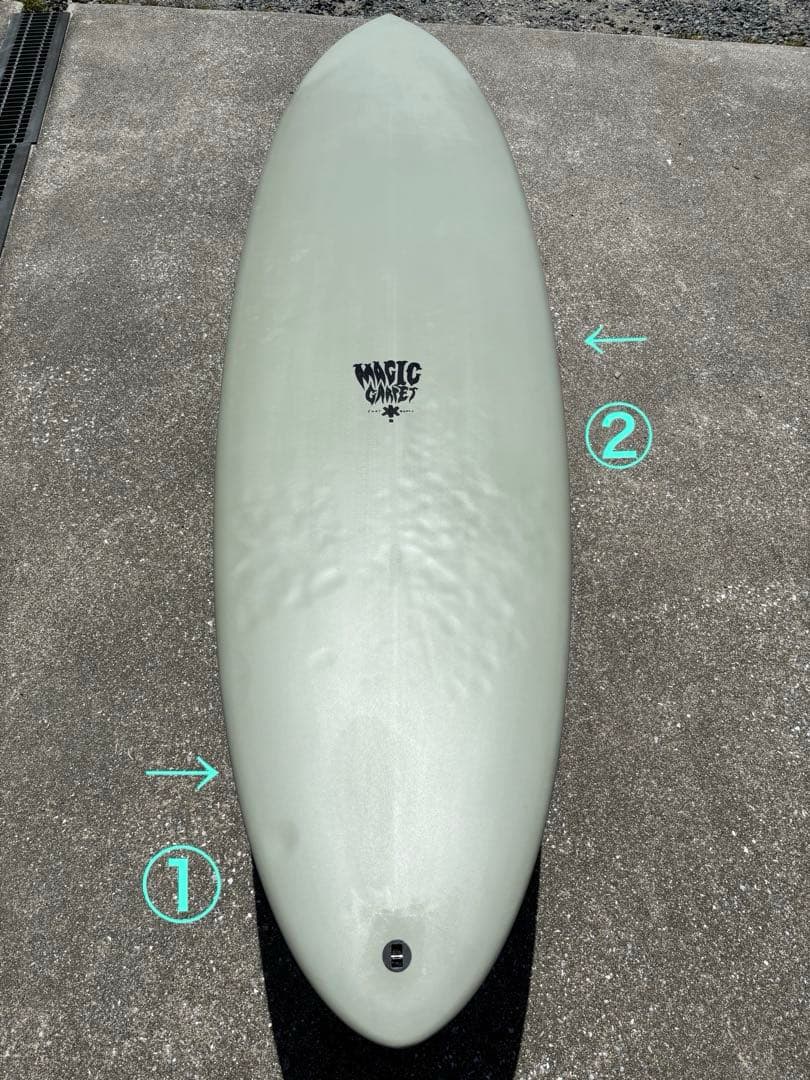 JS マジックカーペット サーフボード 6'10 ミッドレングス