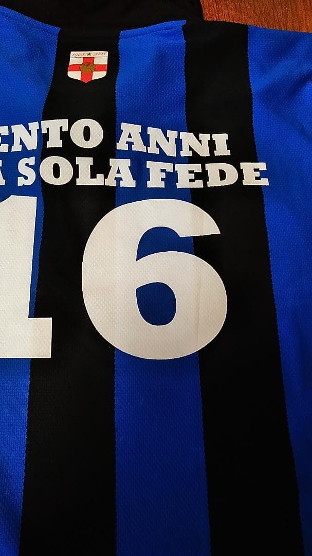 未使用 インテル 07 08 100周年記念 ユニフォーム スクデット記念 XL