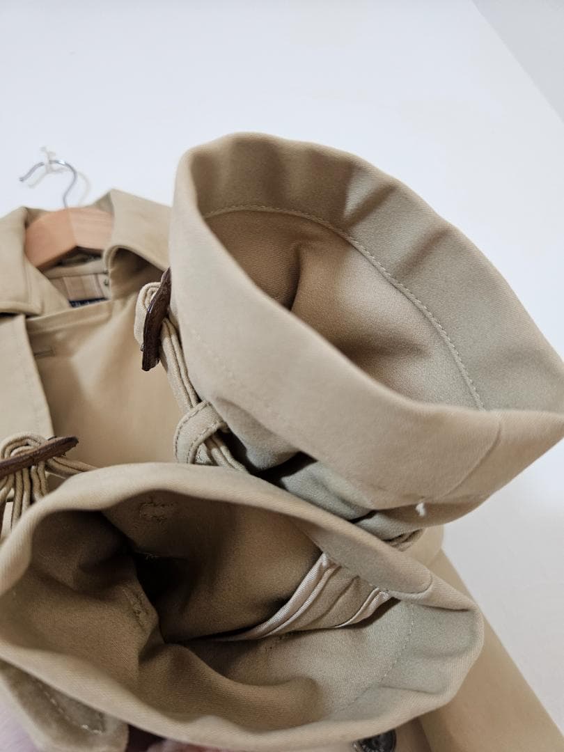 ラルフローレン✨ベージュダブルブレスト トレンチコートデザイナー生地厚綺麗上品6