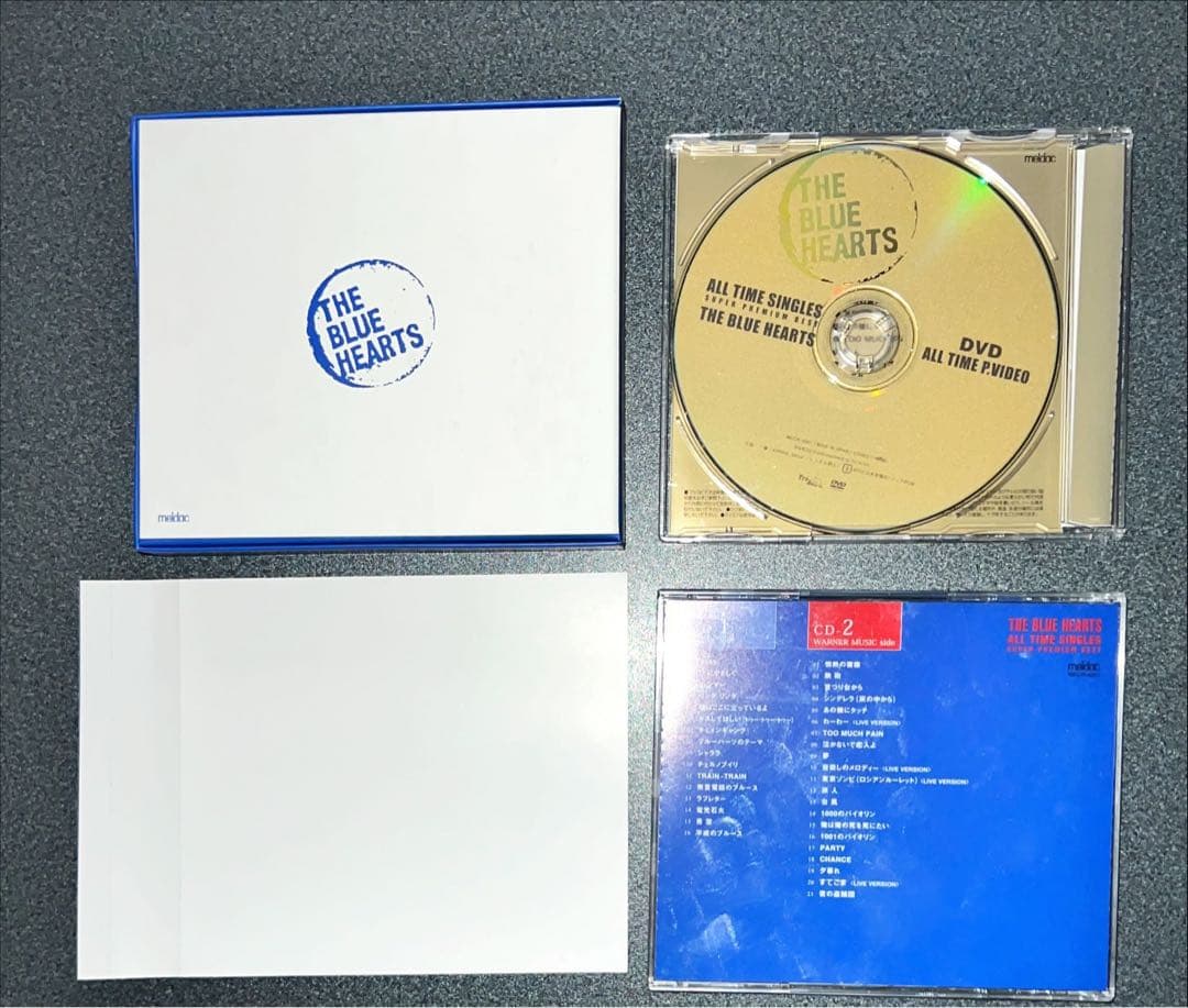 ブルーハーツ　初回特典ピックストラップ付き　ALL TIME SINGLES