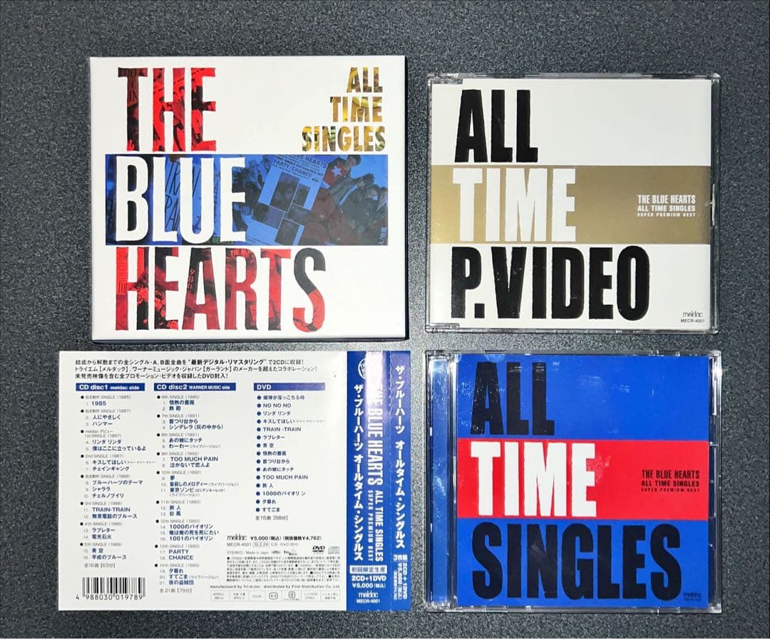 ブルーハーツ　初回特典ピックストラップ付き　ALL TIME SINGLES