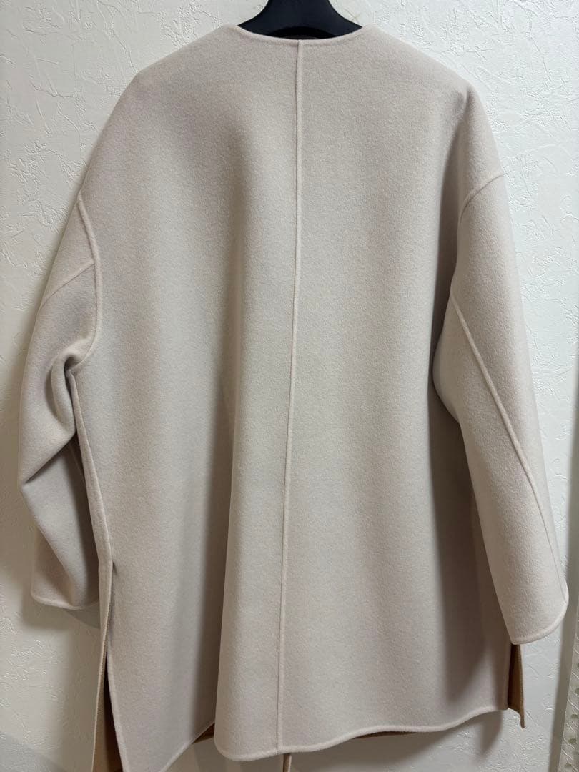 ユナイテッドアローズ　バイカラー　リバー　ミドルコート　リバーシブル