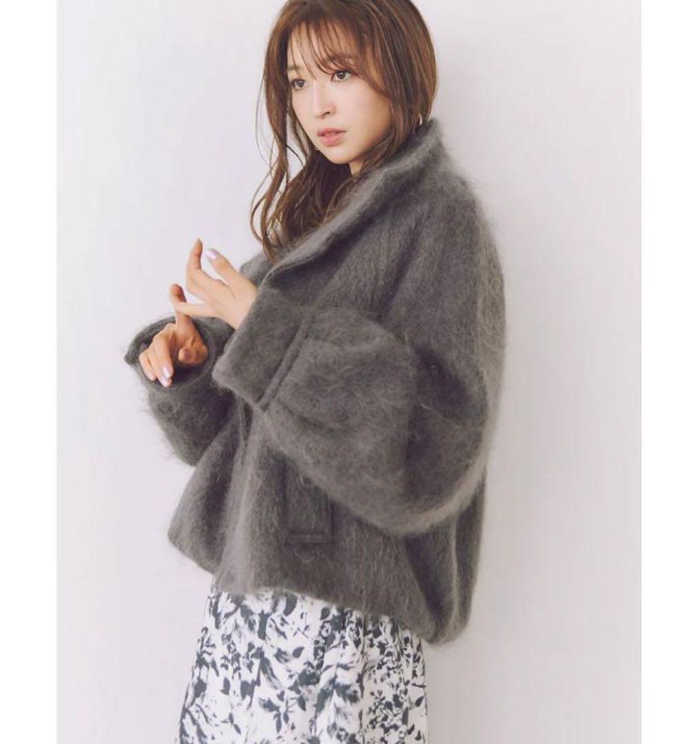 【週末値下】SNIDELスナイデル シャギーミドルブルゾン サイズ0