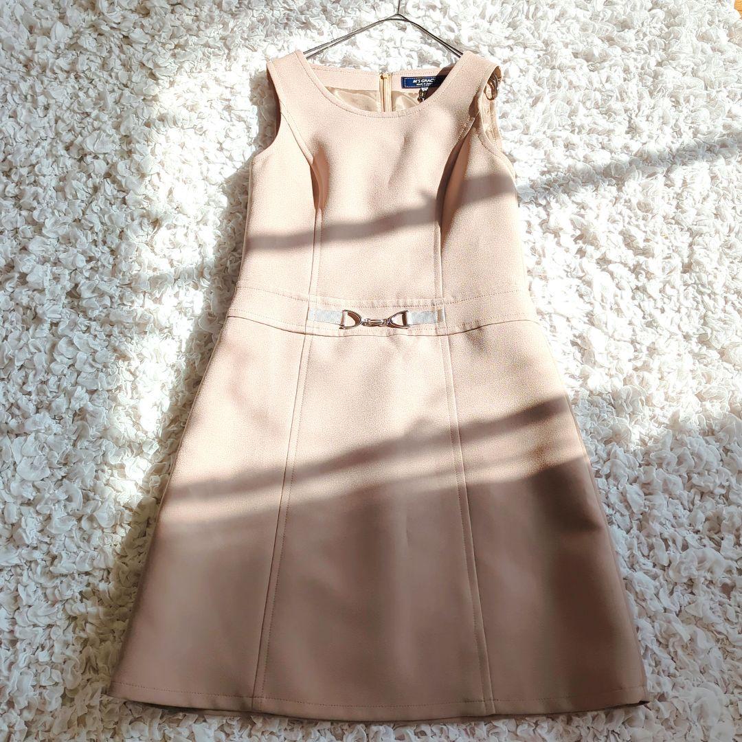 【タグ付 未使用】エムズグレイシー ビット付きジャンパースカート 38