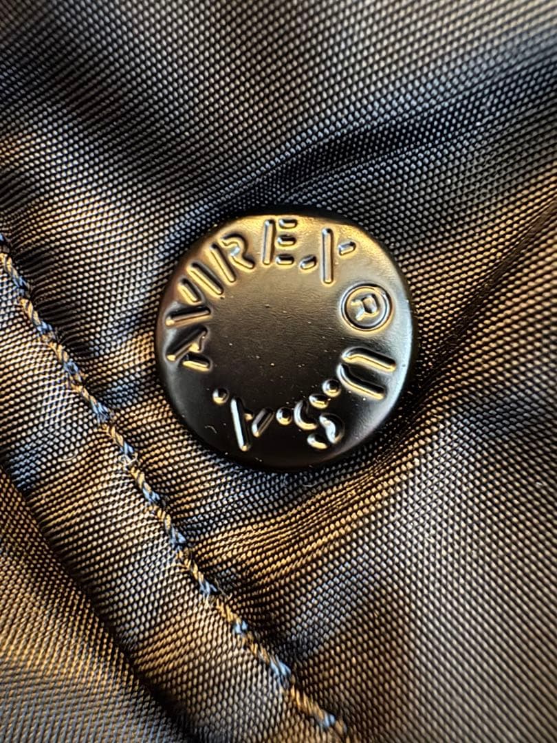 【美品】AVIREX MA-1 フライトジャケットCOMMERCIAL LOGO