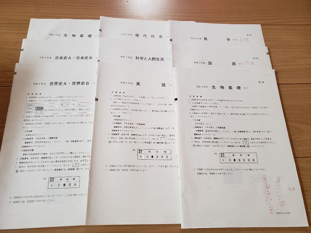 高卒認定ユーキャン高卒認定過去問フルセット令和3年度過去問