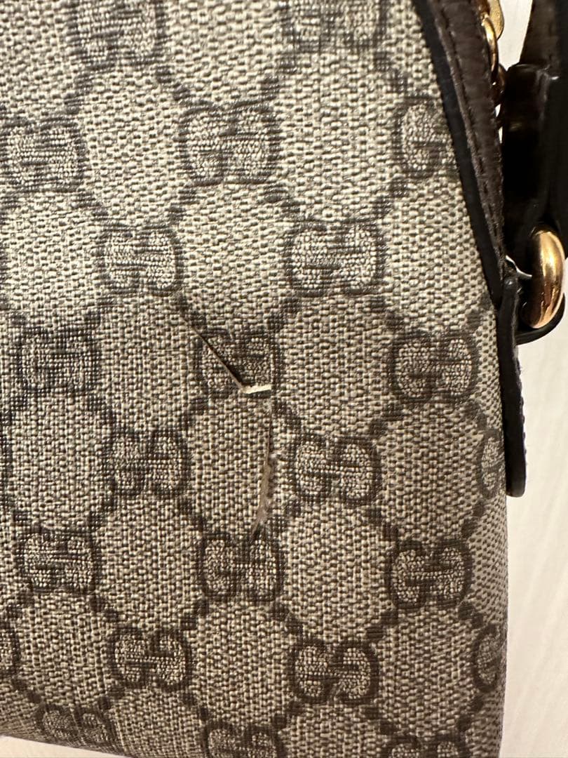 Gucci GGキャンバス アーチ型ショルダーバッグ