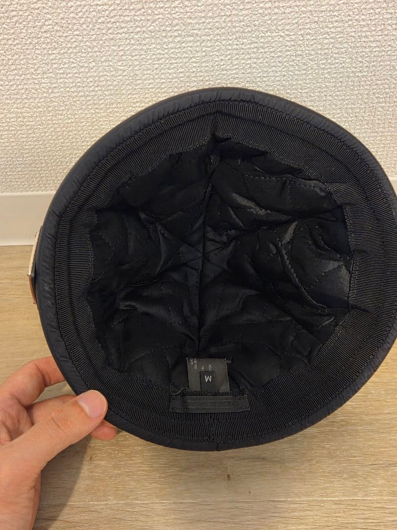 PRADA ナイロンビーニー Re-Nylon ロールキャップ BLACK M