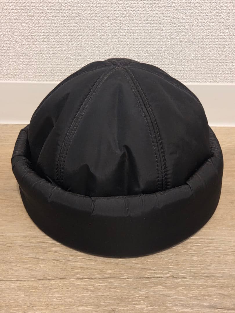 PRADA ナイロンビーニー Re-Nylon ロールキャップ BLACK M