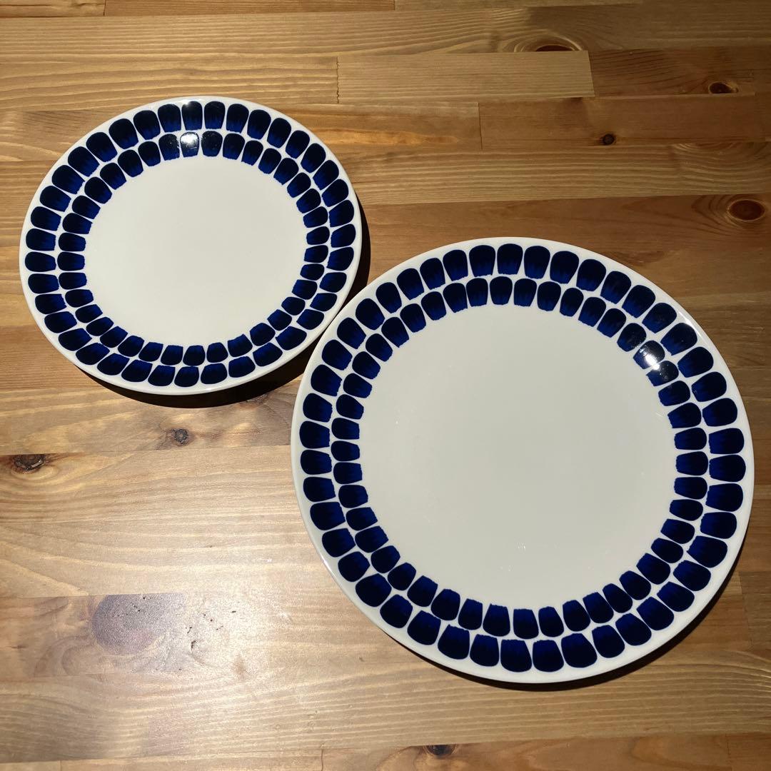  24h トゥオキオ プレート 21cm 26cm ブルー　セット