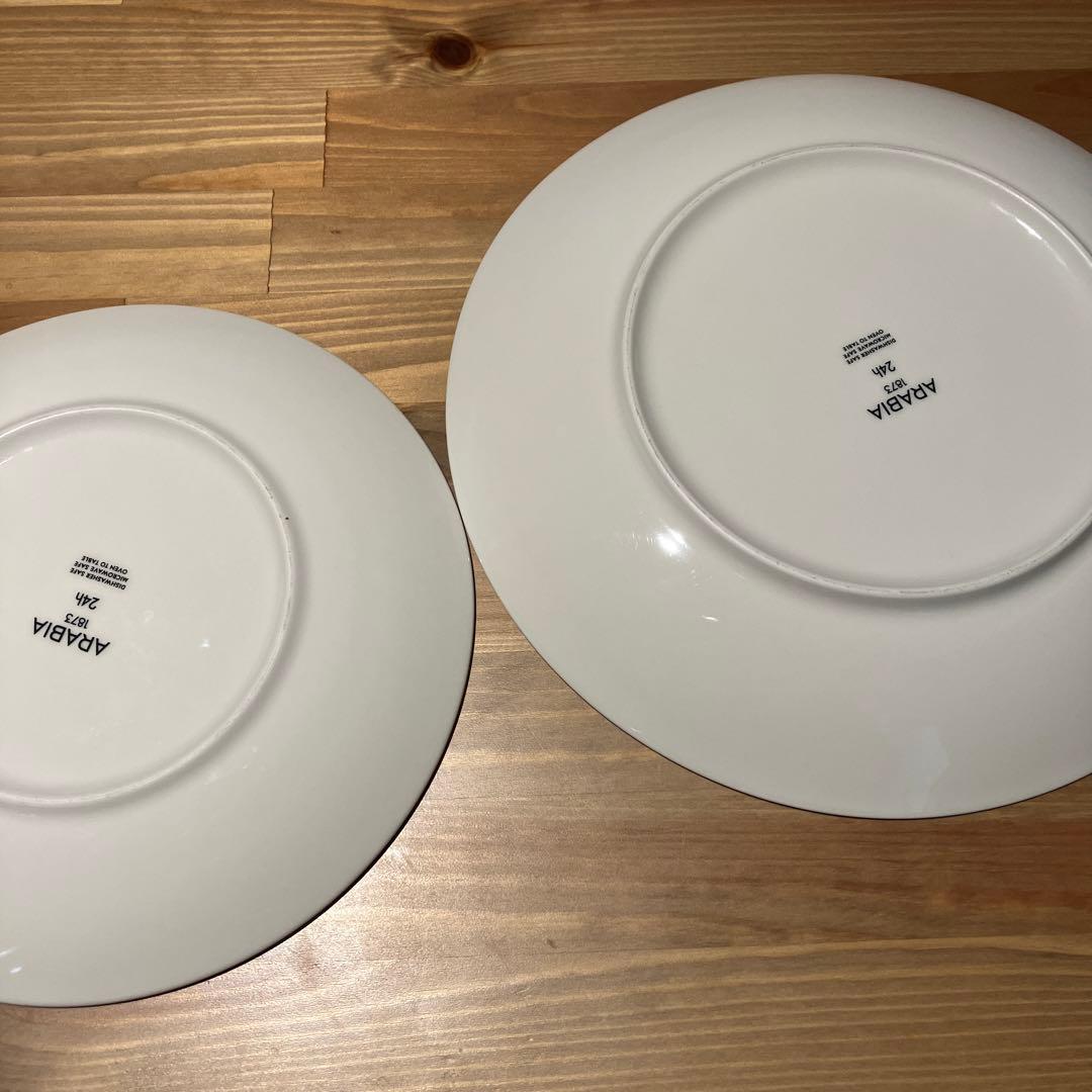  24h トゥオキオ プレート 21cm 26cm ブルー　セット