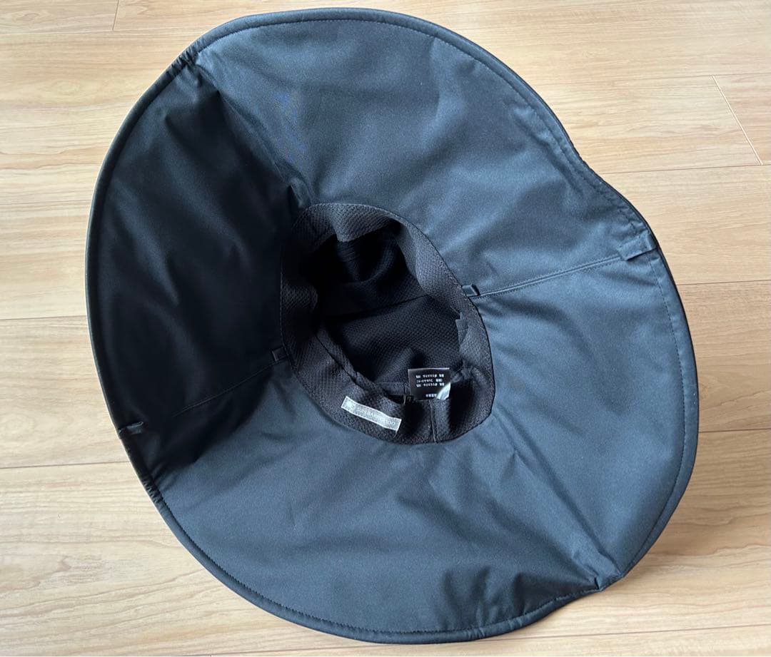 ネコバスさんへ【未使用】サンバリア　ワイドハット　Lサイズ　ブラック