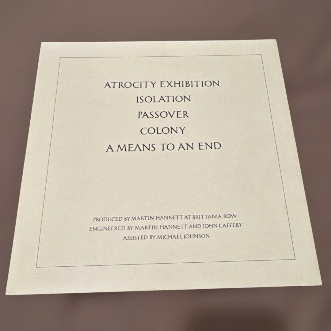 Joy Division Closer UKオリジナル盤