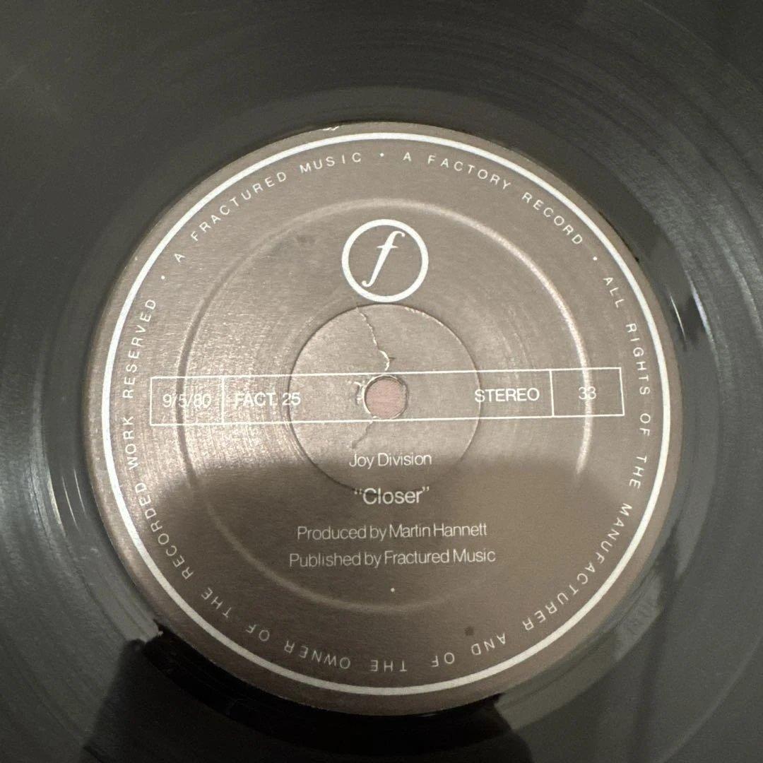 Joy Division Closer UKオリジナル盤