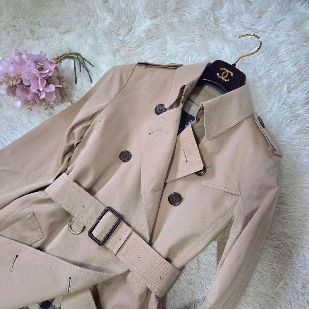 美品 バーバリー ハニーベージュ トレンチコート ライナー ノバチェック SS