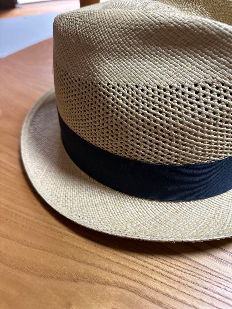 カシラ KNOX別注 パナマハット 中折れ ストローハット 61cmメンズ
