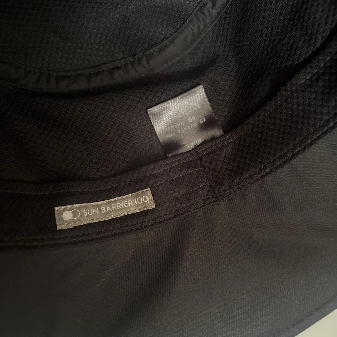 値下げ不可サンバリアSUN BARRIER 100 バケットハット 黒