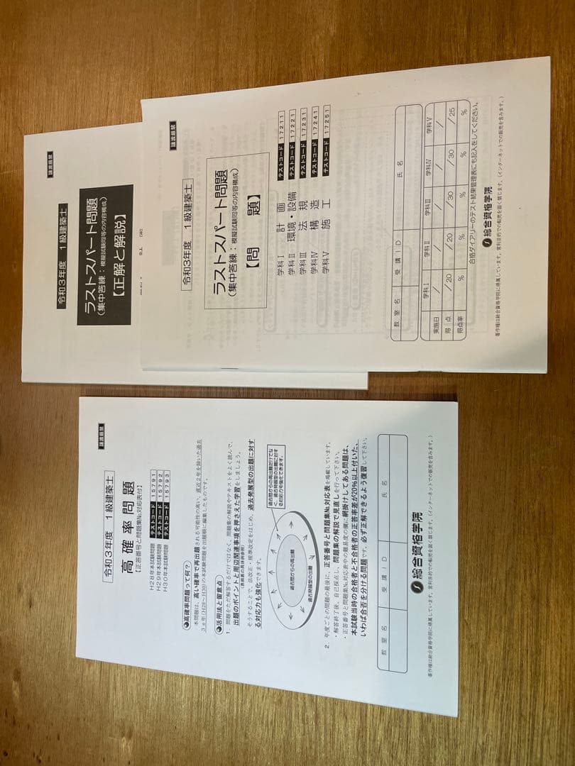 建築士法令集 2021 & 1級建築士テキストセット