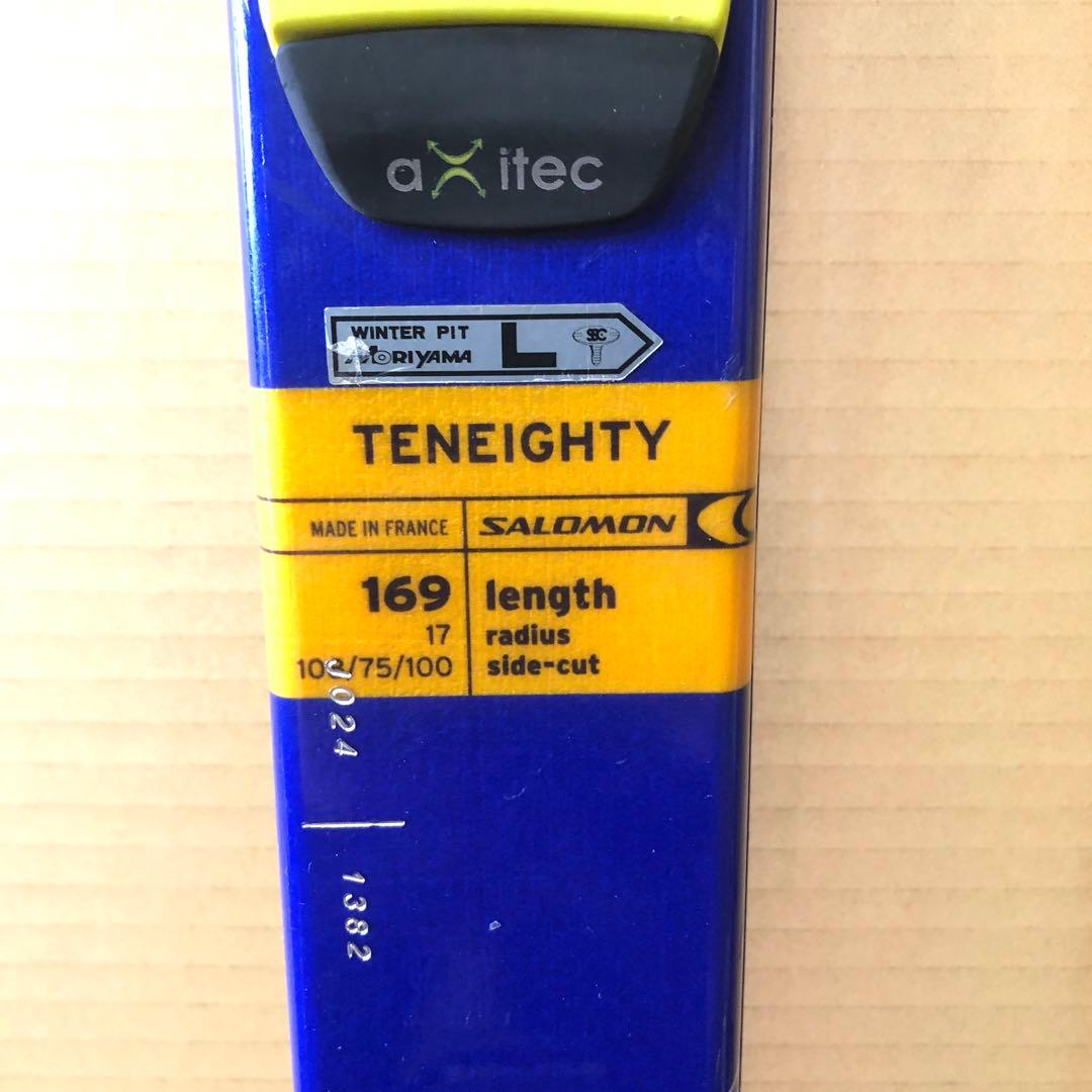 Q*u様 salomon TENEIGHTY スキー板 スティック バイン ビン