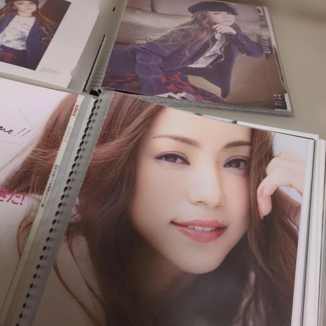 安室奈美恵　雑誌切り抜きファイル２冊セット