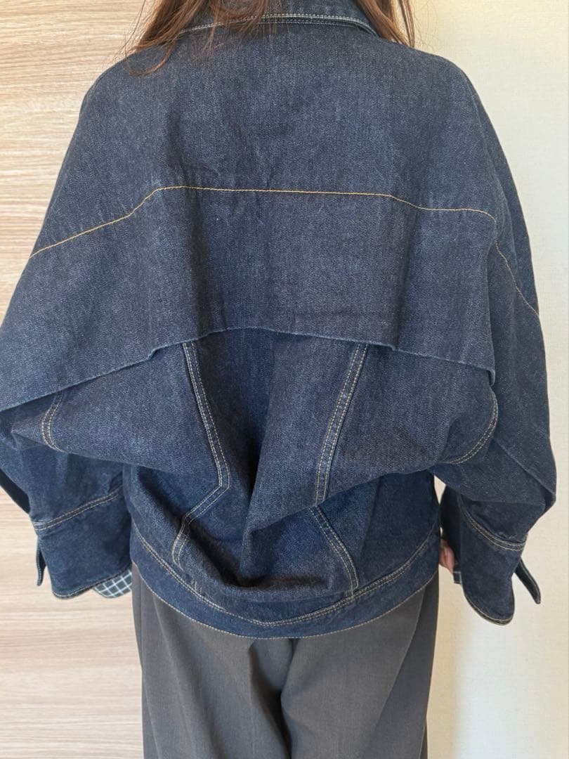 【値下げ】nagonstansナゴンスタンス ダークブルーデニムジャケット