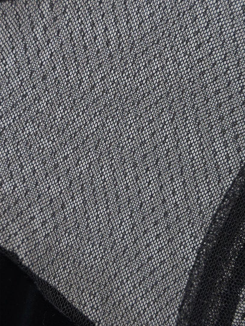 【新品未使用】anuans シアーコンビタイトワンピース　ブラックS 1サイズ