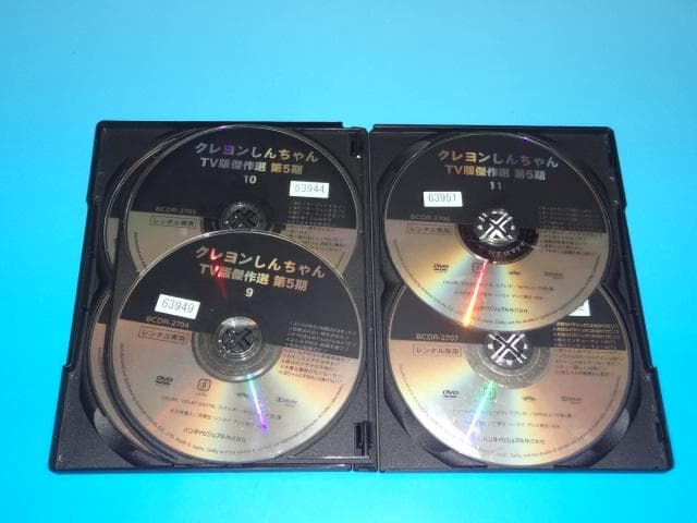DVD クレヨンしんちゃん 第5シリーズ 24巻 全巻 レンタル ケース付き