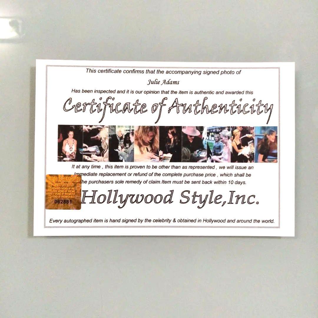 ジュリー・アダムス直筆サイン入り超 特大写真…Julie Adams…2